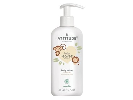 attitude detske telove mleko s vuni hruskove stavy baby leaves body lotion 473 ml 14965134113551