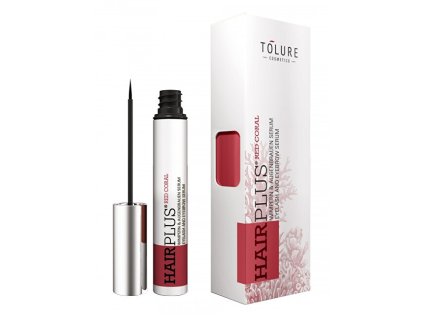 tolure cosmetics veganske serum na rasy a oboci hairplus red coral 3 ml 14803042144330