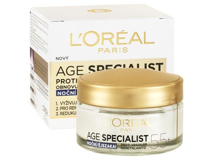L'Oréal Paris Noční krém proti vráskám Age Specialist 55+ 50 ml
