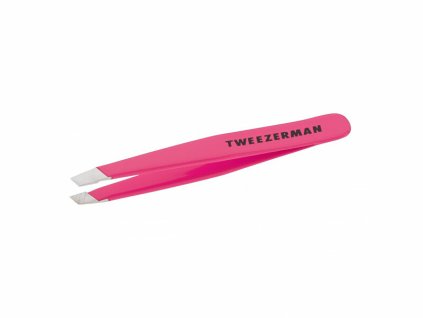 tweezerman pinzeta slant mini ruzova 14886300213135