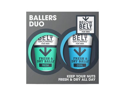 below the belt darkova sada fresh ballers duo fresh dry balls fresh and cool 75ml 14930616102346