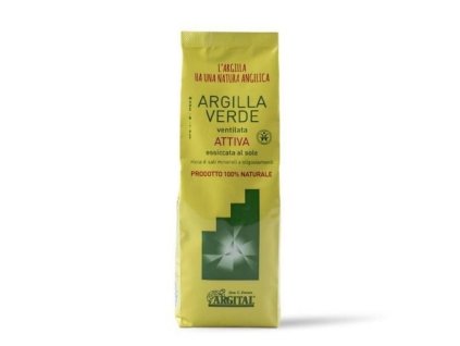 aktivni zeleny jil vysuseny sluncem ventilated 500 g 14497063134355