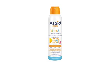 astrid detsky neviditelny suchy sprej na opalovani spf 50 sun 150 ml 14948430120234