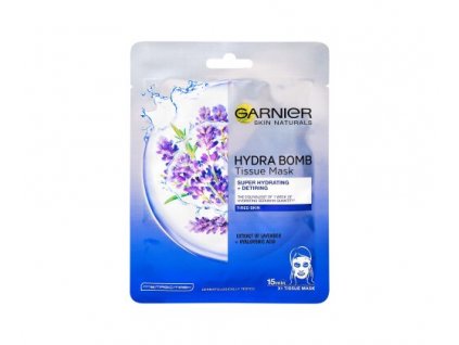 Garnier Skin Naturals Hydra Bomb hydratační textilní maska proti projevům únavy s výtažkem z levandule  28 g