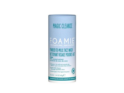 foamie myci pudr na oblicej powder to milk face wash magic cleanse 40 g 14913989080756