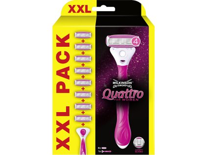 wilkinson quattro for women xxl nahradni hlavice 8ks strojek 14989735124738