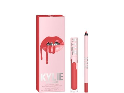 Kylie Cosmetics Sada Matte Liquid Lipstick + Lip Liner 704 Sweater Weather