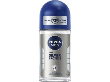 Nivea Kuličkový antiperspirant pro muže Silver Protect Dynamic Power 50 ml