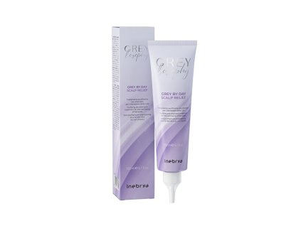 inebrya cistici kura pro zdravou pokozku hlavy grey by day scalp relief 150 ml 14965332064749