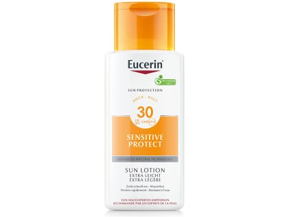 eucerin extra lehke mleko na opalovani sensitive protect spf 30 extra light sun lotion 150 14953740130858