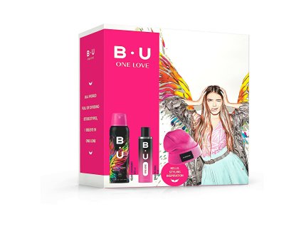 b u one love edt 50 ml deodorant ve spreji 150 ml cepice 14876301114458