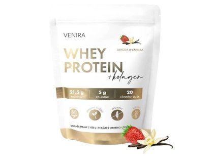 venira whey protein prichut jahoda vanilka 1000 g 14991149114404