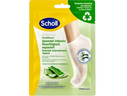 scholl hydratacni maska na nohy s aloe vera pedimask foot mask 1 par 14977330121602