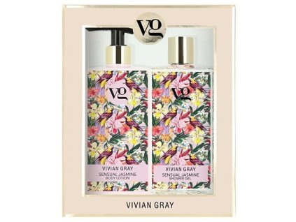 set sensual jasmine shower gel body lotion 14966972202540