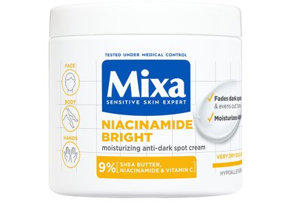 mixa niacinamide bright hydratacni krem proti tmavym skvrnam 400 ml 14984062093539