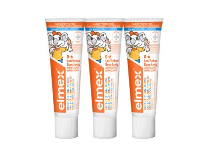 elmex detska zubni pasta kids trio 3 x 50 ml 14682393145459