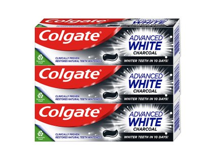 colgate belici zubni pasta advanced white charcoal 3 x 75 ml 14855239113725