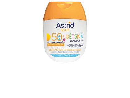 astrid detske mleko na opalovani spf 50 sun 60 ml 14948427112902