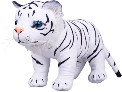 PLYŠ Tygr bílý indický 35cm *PLYŠOVÉ HRAČKY*