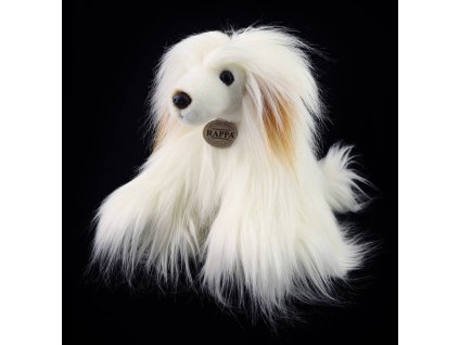 PLYŠ Pes čínský chocholatý 30cm Eco-Friendly *PLYŠOVÉ HRAČKY*