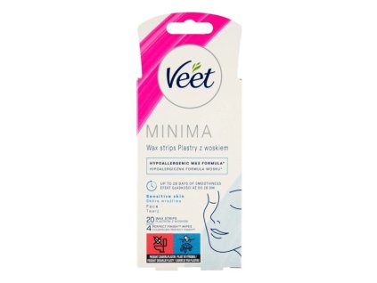 veet hypoalergenni voskove pasky na oblicej minima 20 ks 14774168055039