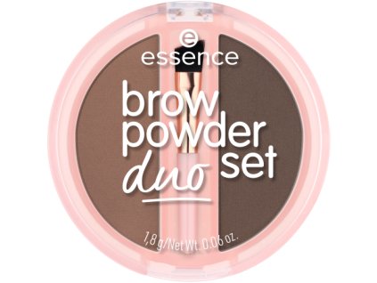 Essence Brow Powder Duo pudr na obočí 02 Medium 1,8 g