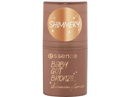 Essence Baby Got Bronze rozjasňující bronzer se třpytkami 20 Holiday Glow 5,5 g
