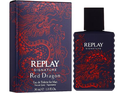 replay signature red dragon man edt 14852775135915