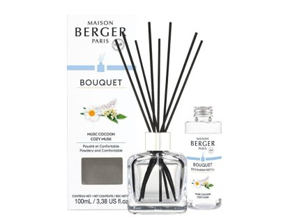 maison berger paris darkova sada aroma difuzer cube napln cozy musk 100 ml 14988527112236