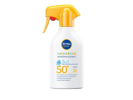 nivea detsky sprej na opalovani pumpickou spf 50 sun kids sensitive 270 ml 14862109072827