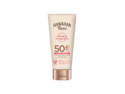 hawaiian tropic glowing protection face cream spf50 50ml 14995588101227