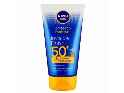 nivea mleko na opalovani invisible finish spf 50 sun protect moisture sun milk 150 ml 14994989123120