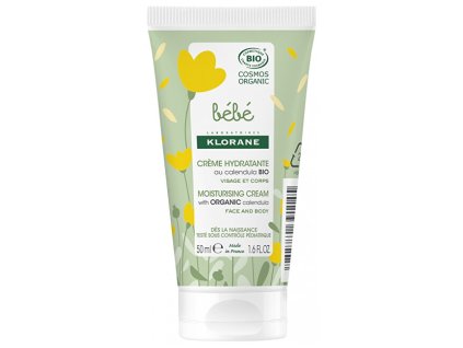 klorane hydratacni krem bebe bio mesicek moisturising cream 50 ml 14996854192418
