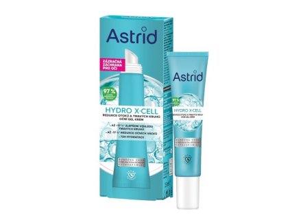 astrid ocni gel krem proti otokum a tmavym kruhum hydro x cell 15 ml 14948403134706