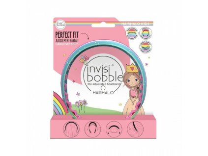 invisibobble detska nastavitelna celenka kids hairhalo rainbow crown 14859772110635