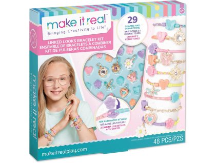 MAKE IT REAL Spojovací náramky kreativní set výroba dětské bižuterie