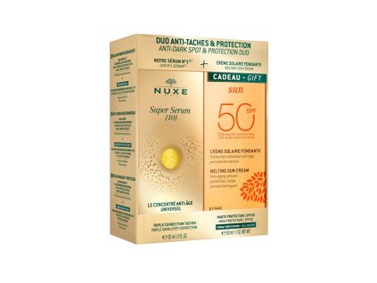 nuxe darkova sada pletove a ochranne pece super serum 10 14960359084620