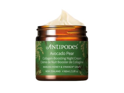antipodes nocni vyzivujici pletovy krem avocado pear collagen boosting night cream 14860094072350