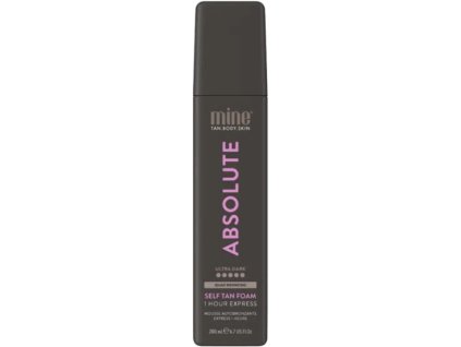 minetan ultra tmava samoopalovaci pena absolute self tan foam 200 ml 14997345200052