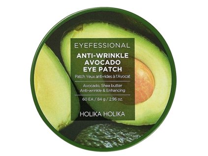 holika holika hydrogelove ocni polstarky proti vraskam eyefessional antiwrinkle avocado eye 14997644202420