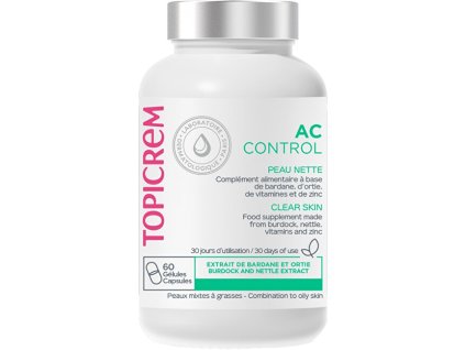 topicrem doplnek stravy pro problematickou plet se sklonem k akne ac control clear skin 60 14997984211138