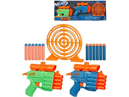 HASBRO NERF Elite 2.0 Face Off Target Set 2 blastery s terčem + 12 šipek