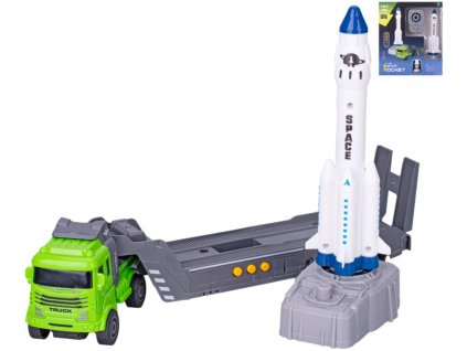 Auto nákladní na setrvačník + vesmírná vystřelovací raketa na baterie Zvuk