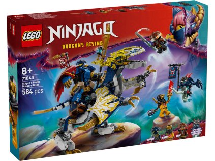 LEGO NINJAGO Rogue a robotický dračí jezdec 71843 STAVEBNICE