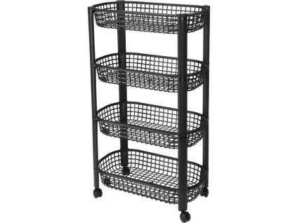 EXCELLENT HOUSEWARE Kuchyňský vozík pojízdný 4 police KO-019000020