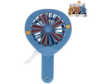 MEGA CREATIVE Větráček do ruky manuální dětský větrák 3 barvy