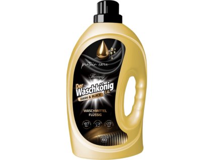 WaschKönig Gel Protein Care Dark & Black na tmavé a černé prádlo 100 praní, 3 l