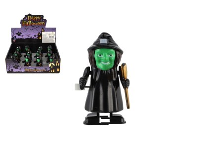 Čarodějnice chodící na natažení plast 7cm 12ks v boxu