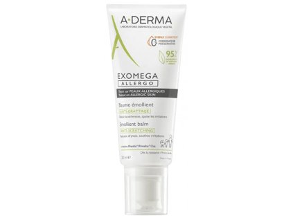 a derma emoliencni balzam pro alergickou a atopickou pokozku exomega allergo emollient balm 14905659100427