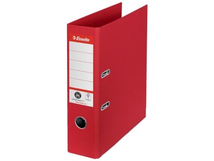 Pák.pořadač Esselte No.1,rec.lepenka- A4,7,5,červ.